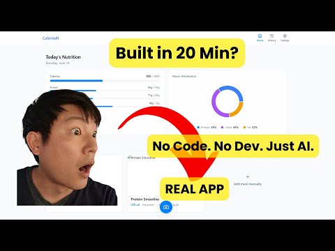 I Built a Calorie-Tracking App with ChatGPT + Lovable in Under 20 Minutes (No Code, No Dev Skills)